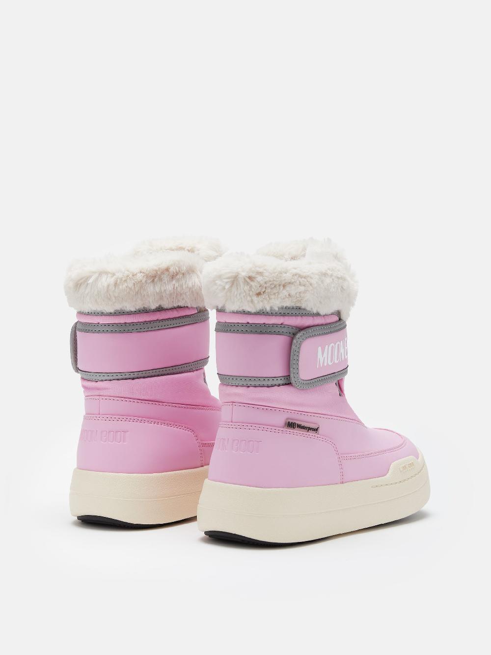 Moon Boot JUNIOR PARK ROSA CON CHIUSURA A STRAPPO Nuova