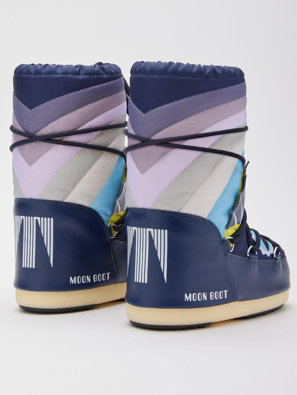 Moon Boot ICON JUNIOR DRAGON BLU Moda