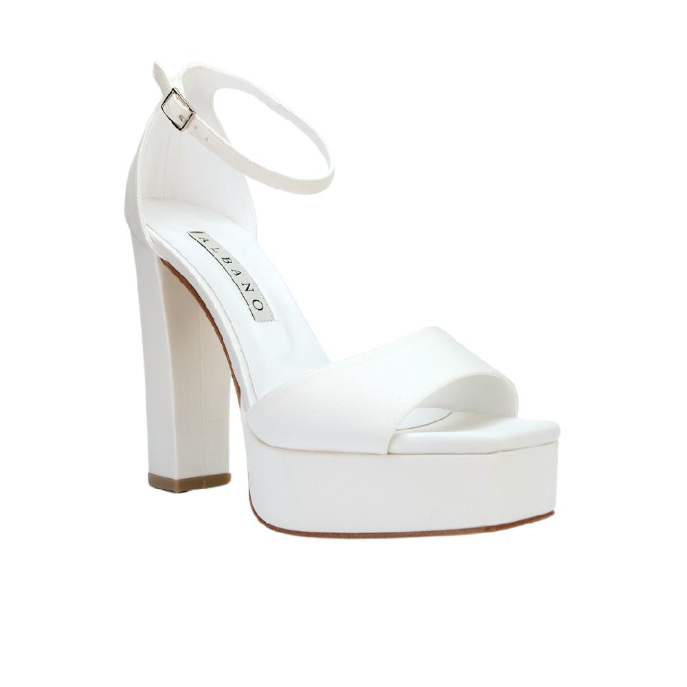 ALBANO Sandali sposa con plateau Fino Al -60%