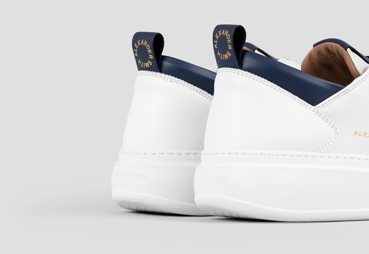 Alexander Smith WEMBLEY MAN WHITE BLUE Soddisfazione Garantita
