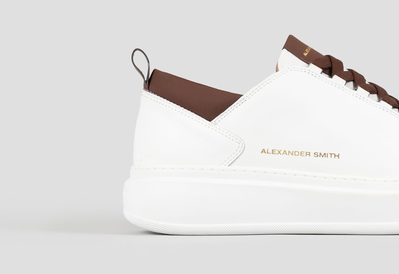 Alexander Smith WEMBLEY MAN WHITE BROWN Qualità Garantita