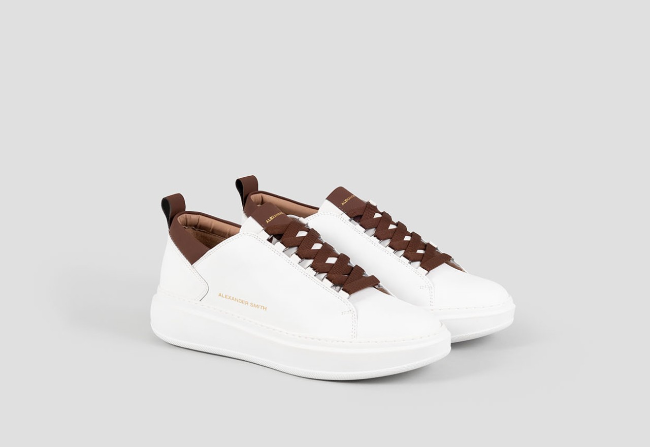 Alexander Smith WEMBLEY MAN WHITE BROWN Qualità Garantita