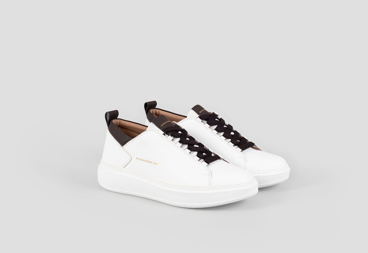 Alexander Smith WEMBLEY MAN WHITE DARK BROWN Acquista Ora