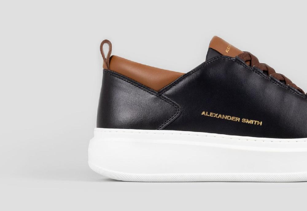 Alexander Smith WEMBLEY MAN BLACK DARK COGNAC Shopping Online
