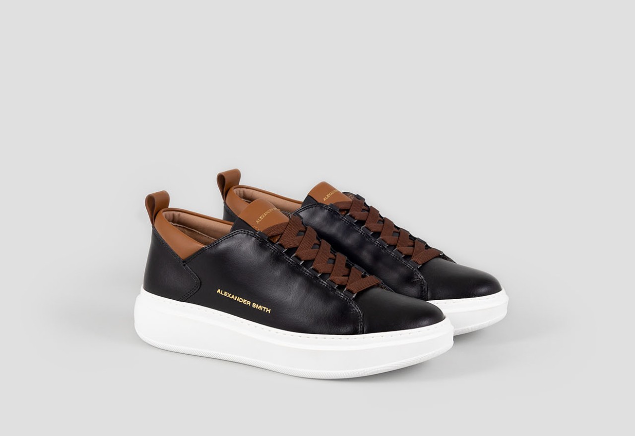 Alexander Smith WEMBLEY MAN BLACK DARK COGNAC Shopping Online