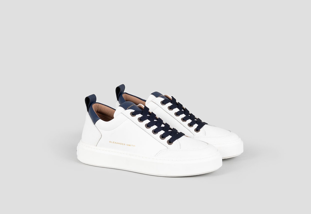 Alexander Smith BOND MAN WHITE BLUE Presa