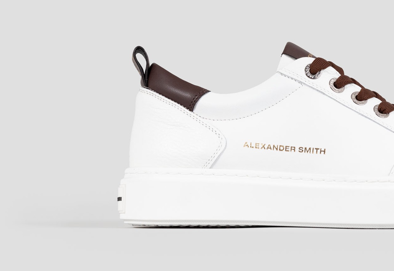 Alexander Smith BOND MAN WHITE DARK BROWN Economico