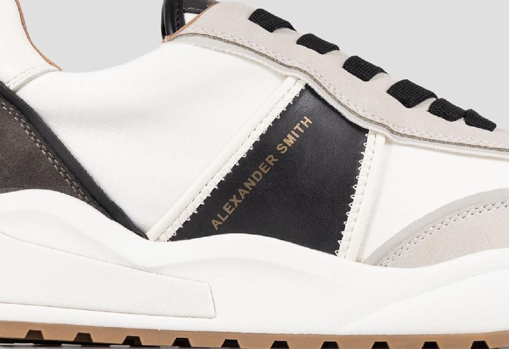 Alexander Smith ECO-DOVER MAN WHITE BLACK Moda