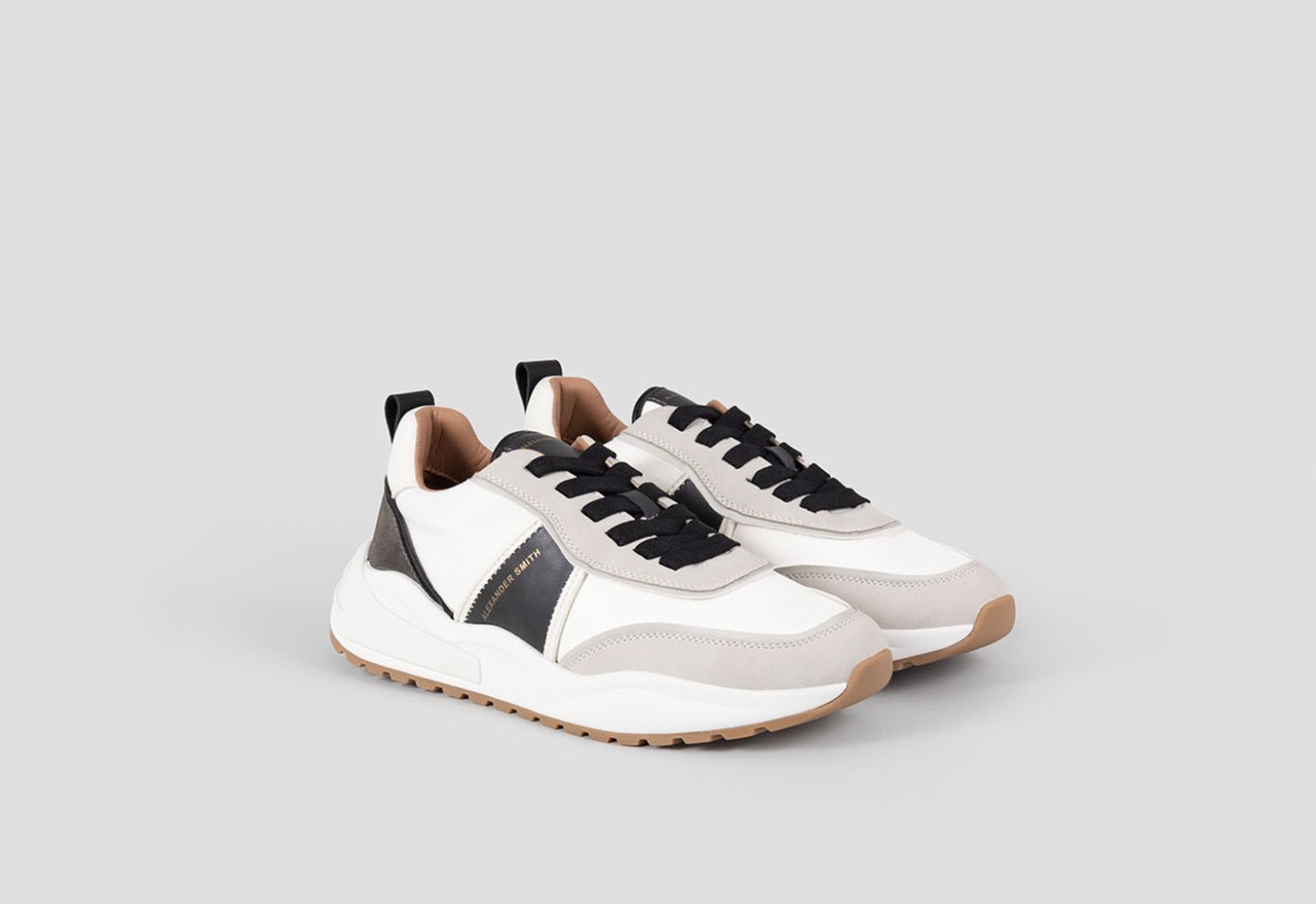 Alexander Smith ECO-DOVER MAN WHITE BLACK Moda