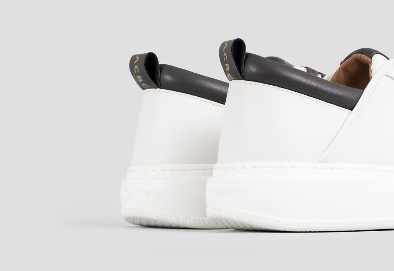 Alexander Smith ECO-WEMBLEY MAN WHITE DARK GREY Qualità
