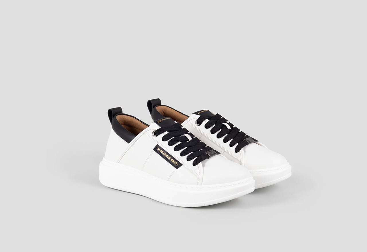 Alexander Smith ECO-WEMBLEY MAN WHITE BLACK Vendita