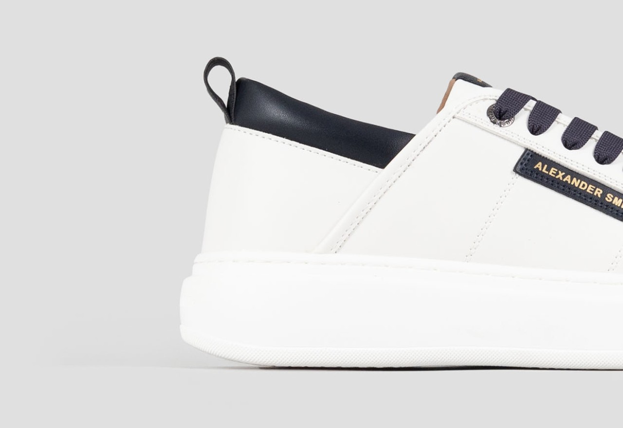Alexander Smith ECO-WEMBLEY MAN WHITE BLUE Spedizione Gratuita