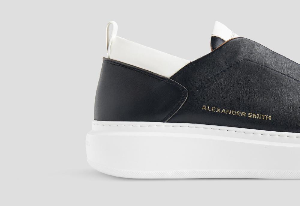 Alexander Smith WEMBLEY SLIP-ON MAN BLACK WHITE Online