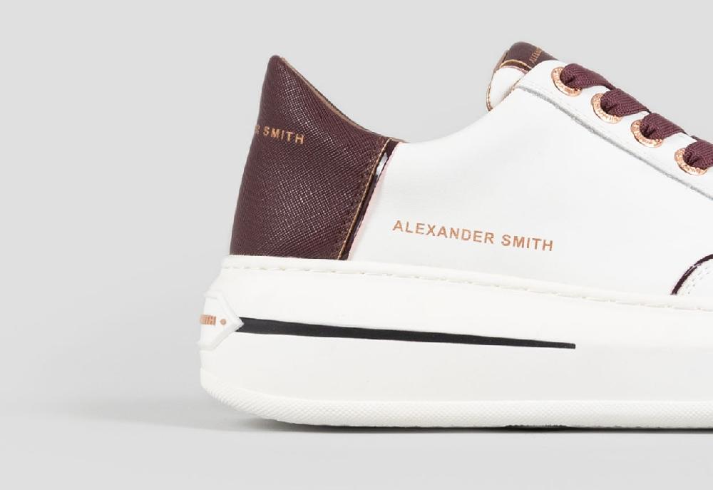 Alexander Smith LANCASTER WOMAN WHITE BORDEAUX I Più Venduti