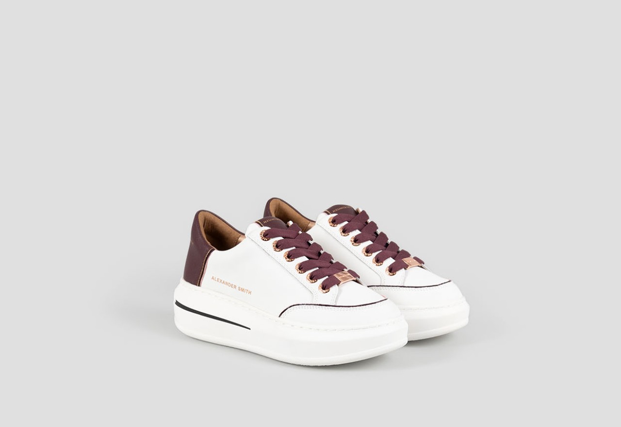 Alexander Smith LANCASTER WOMAN WHITE BORDEAUX I Più Venduti