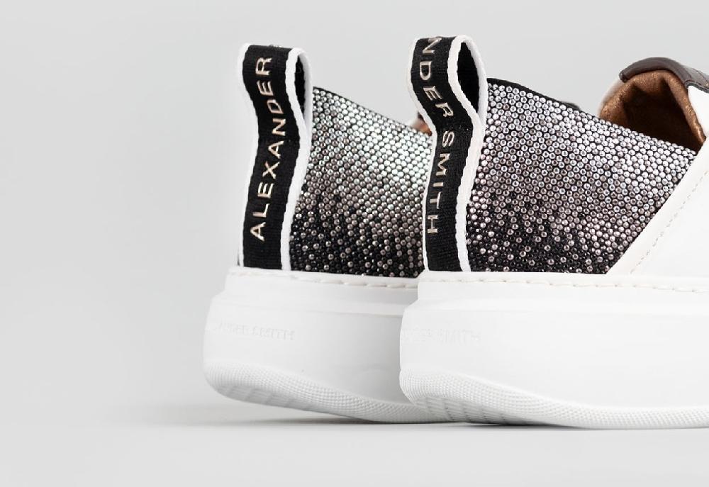 Alexander Smith WEMBLEY WOMAN WHITE BLACK SILVER In Linea