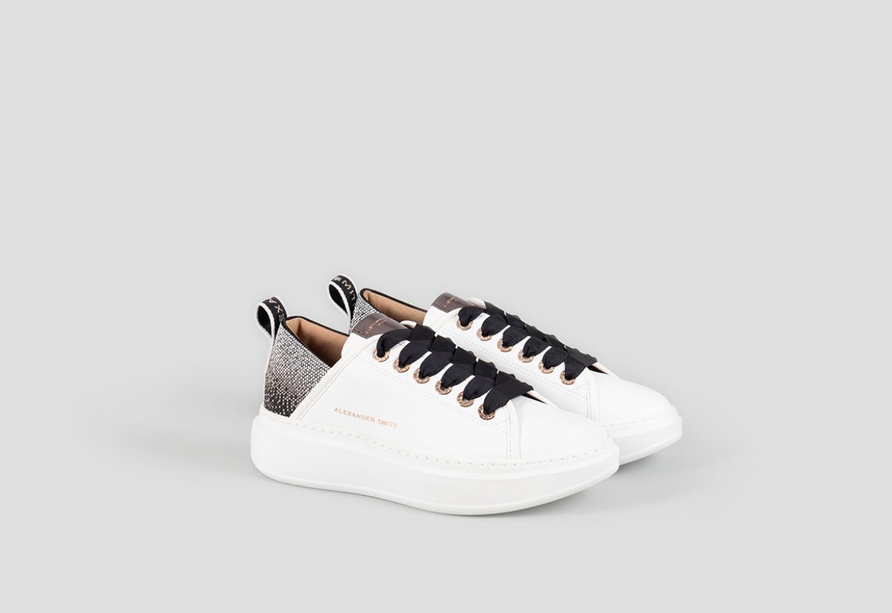 Alexander Smith WEMBLEY WOMAN WHITE BLACK SILVER In Linea