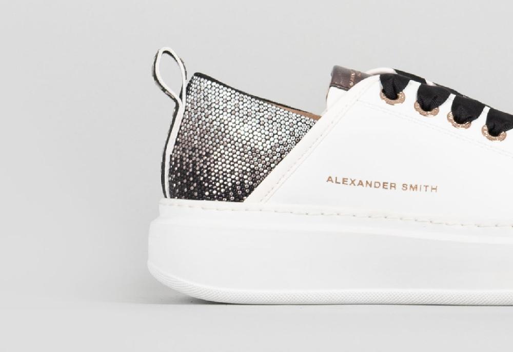 Alexander Smith WEMBLEY WOMAN WHITE BLACK SILVER In Linea