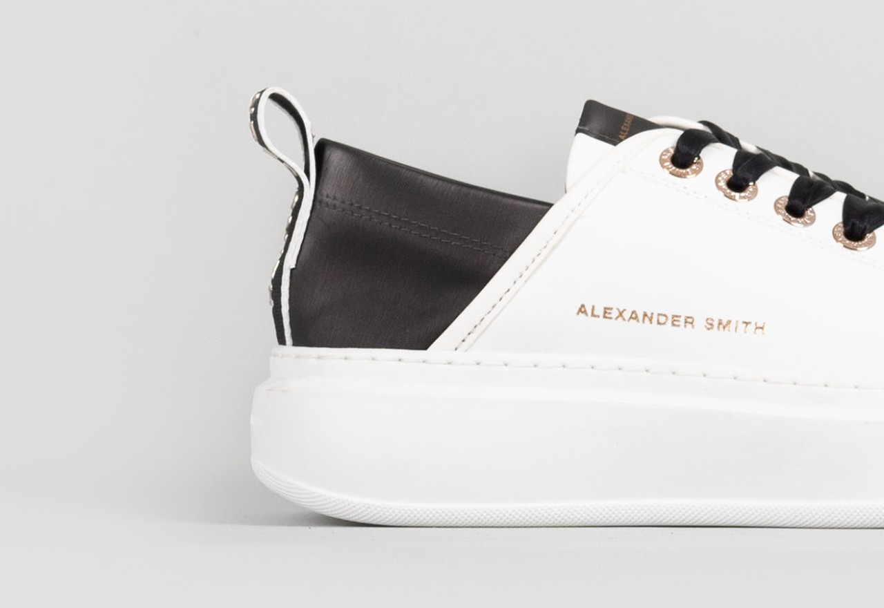 Alexander Smith WEMBLEY WOMAN WHITE BLACK Prezzo Ridotto