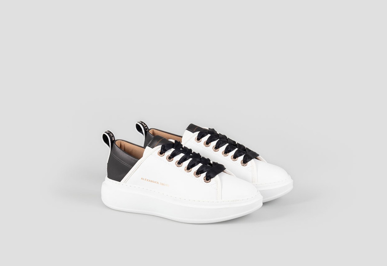Alexander Smith WEMBLEY WOMAN WHITE BLACK Prezzo Ridotto