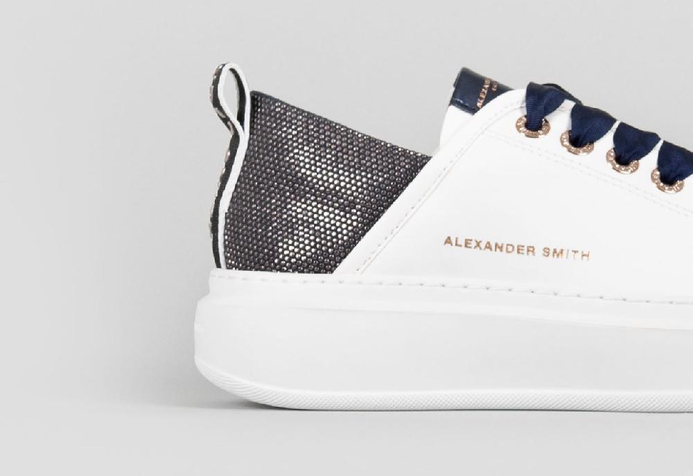 Alexander Smith WEMBLEY WOMAN WHITE BLUE Convenienza