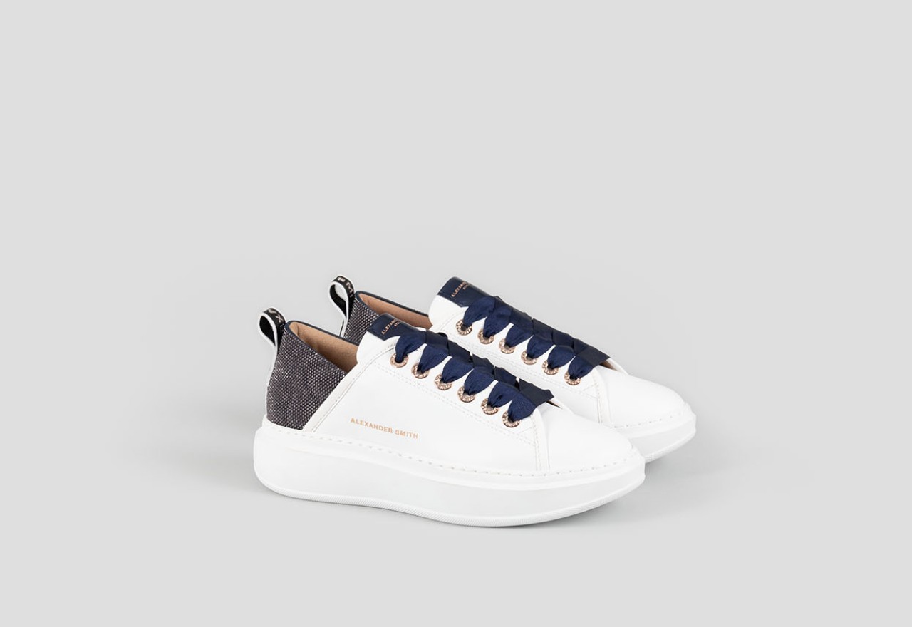 Alexander Smith WEMBLEY WOMAN WHITE BLUE Convenienza