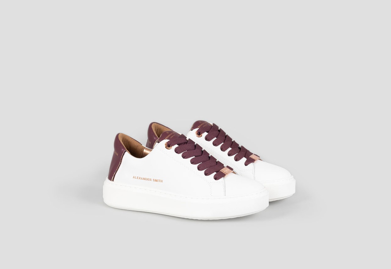 Alexander Smith LONDON WOMAN WHITE BORDEAUX Saldi