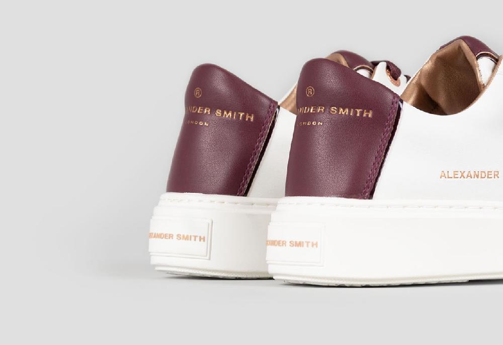 Alexander Smith LONDON WOMAN WHITE BORDEAUX Saldi