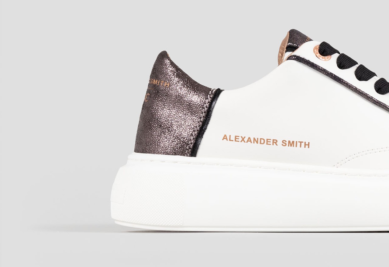 Alexander Smith ECO-GREENWICH WOMAN WHITE BLACK Spedizione Gratuita