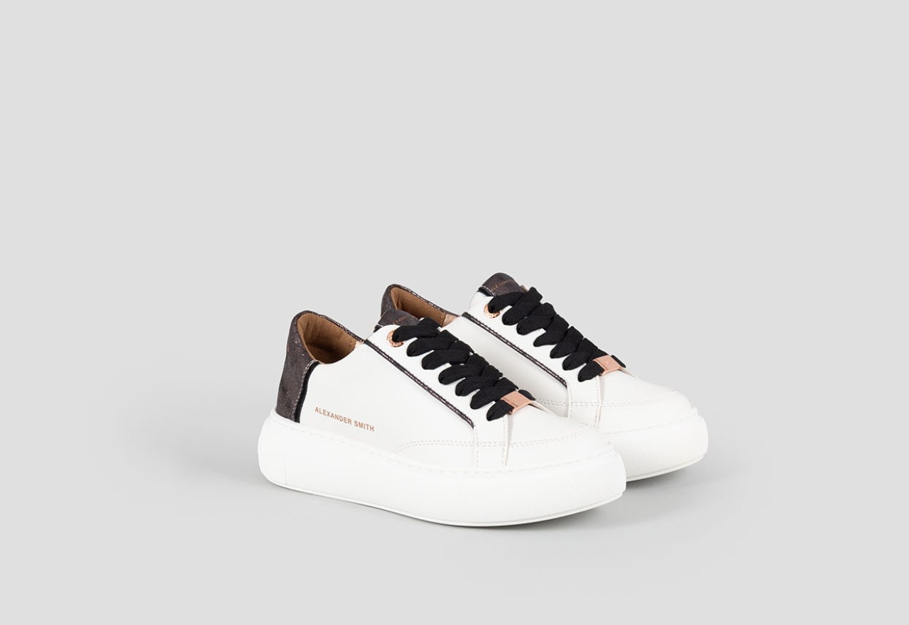 Alexander Smith ECO-GREENWICH WOMAN WHITE BLACK Spedizione Gratuita