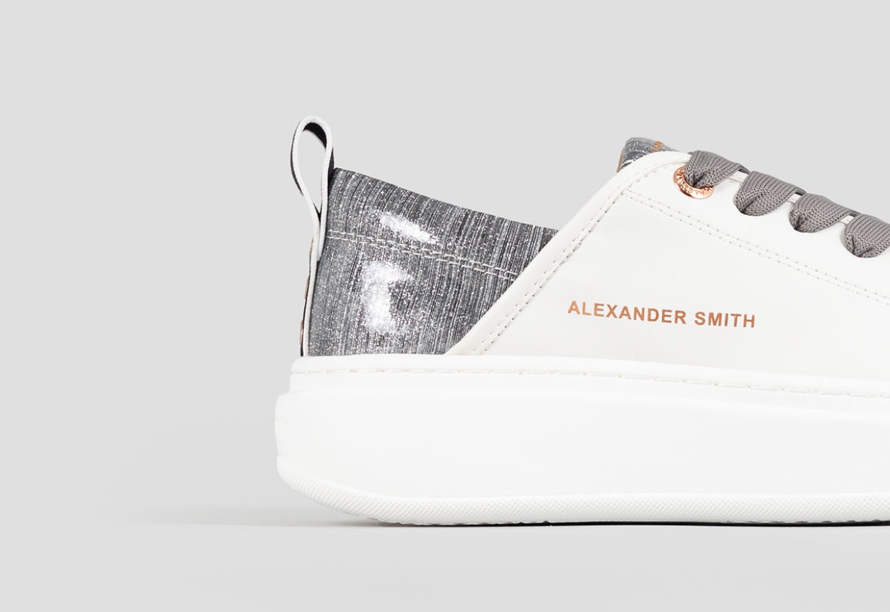 Alexander Smith ECO-WEMBLEY WOMAN WHITE SILVER Prezzo Ridotto