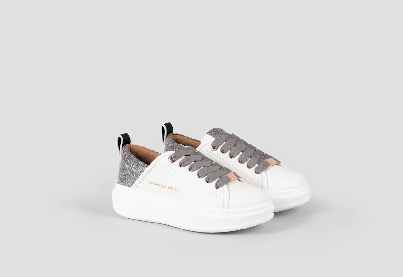 Alexander Smith ECO-WEMBLEY WOMAN WHITE SILVER Prezzo Ridotto