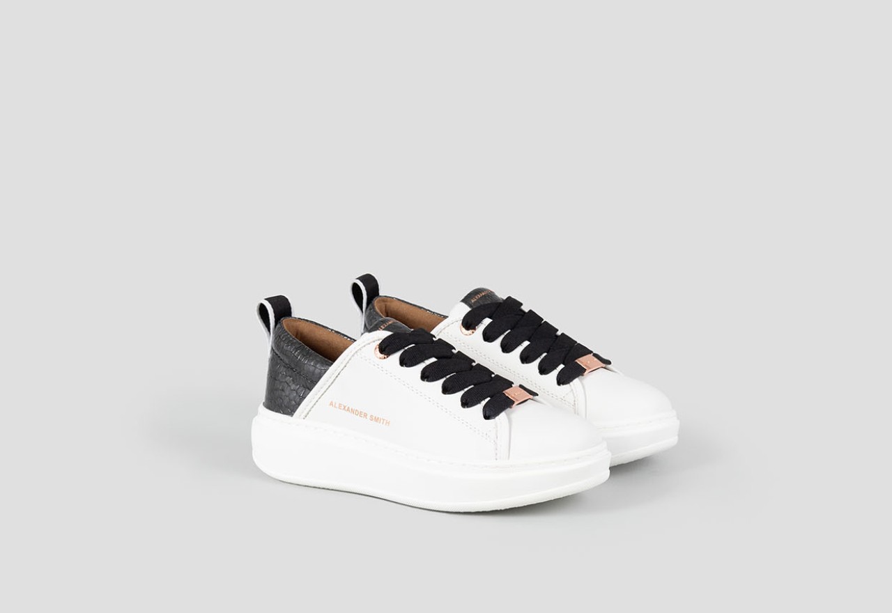 Alexander Smith ECO-WEMBLEY WOMAN WHITE BLACK Sottocosto