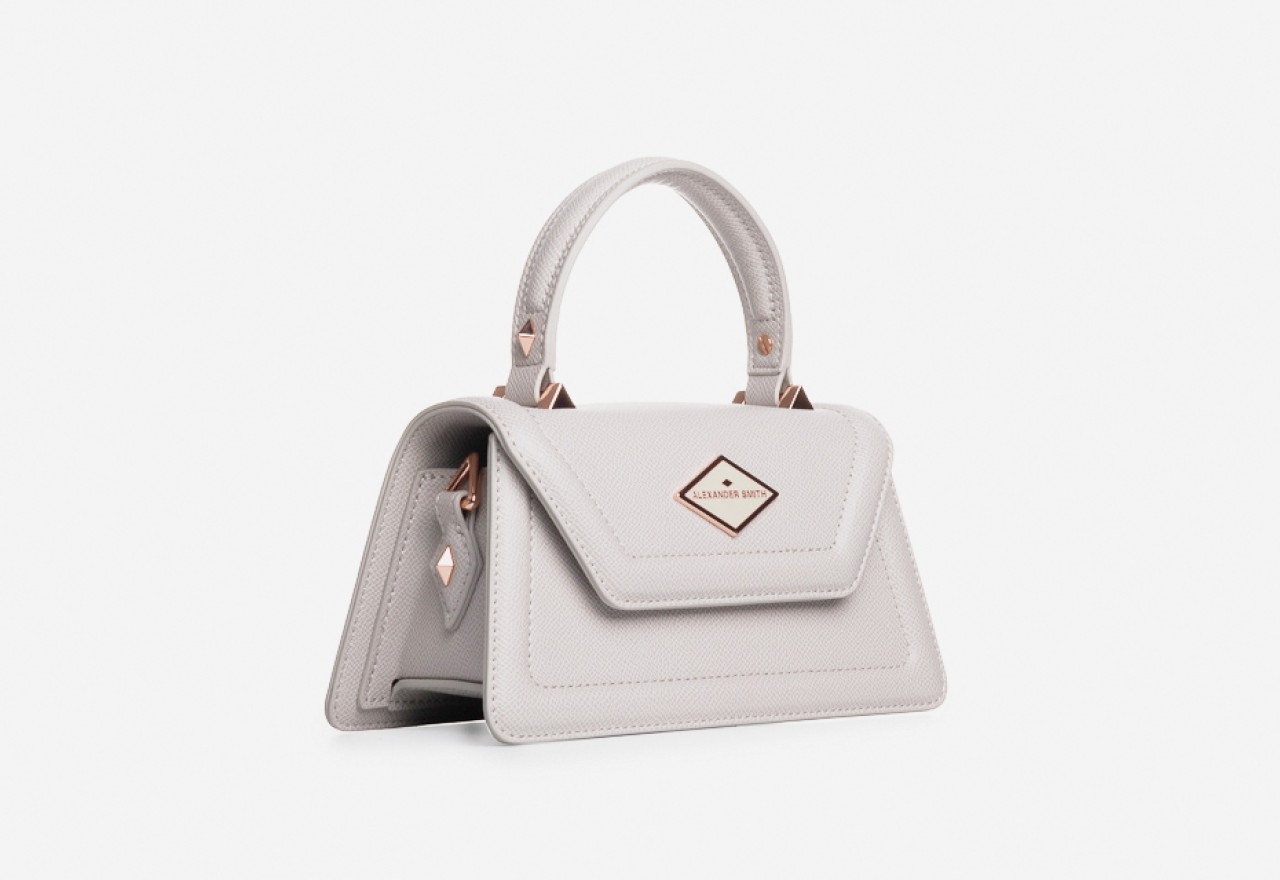 Alexander Smith ELIZABETH MINI - PASTEL GREY - PALMELLATO Nuova