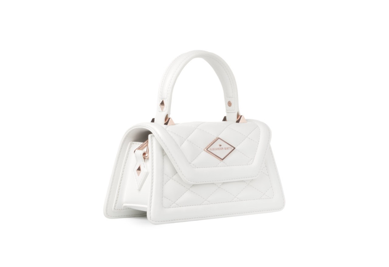 Alexander Smith ELIZABETH MINI - WHITE - MATELASSÉ Presa