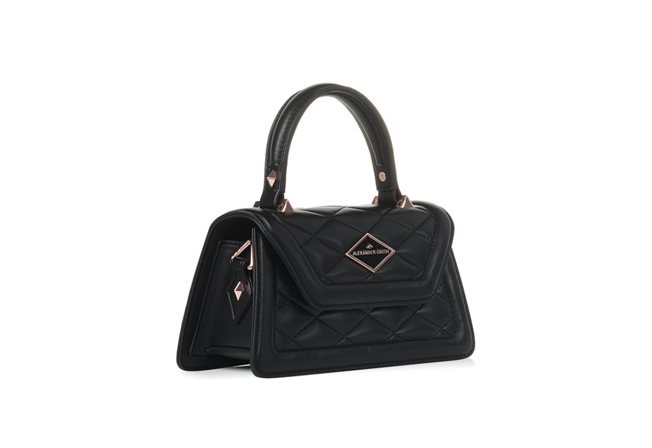 Alexander Smith ELIZABETH MINI - BLACK - MATELASSÉ Outlet