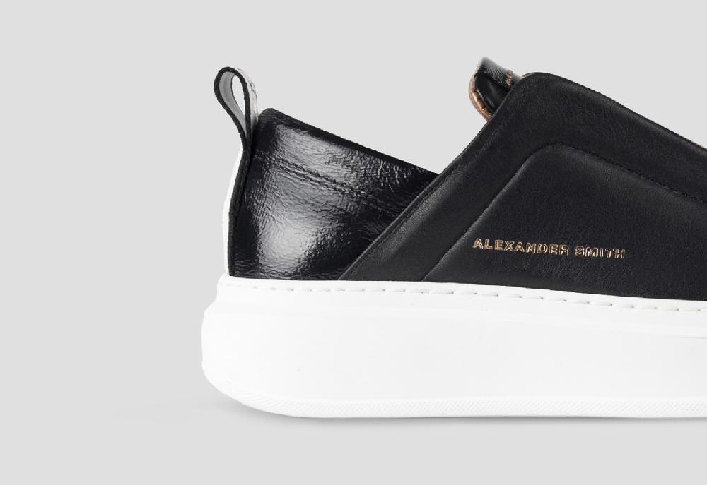 Alexander Smith WEMBLEY SLIP-ON WOMAN BLACK In Saldo