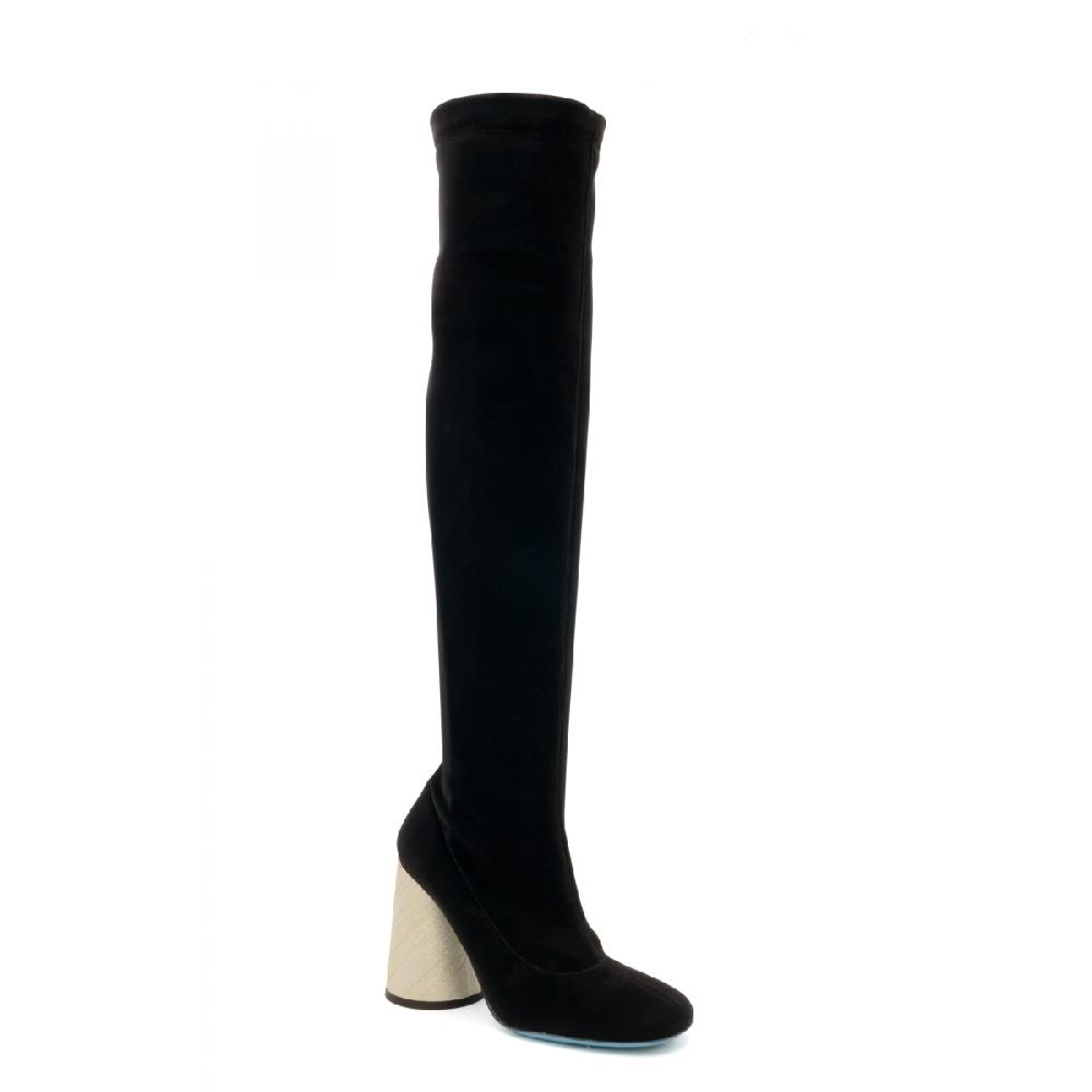 Amalfi by rangoni Stivale cuissard Tracy nero Prezzo Ridotto