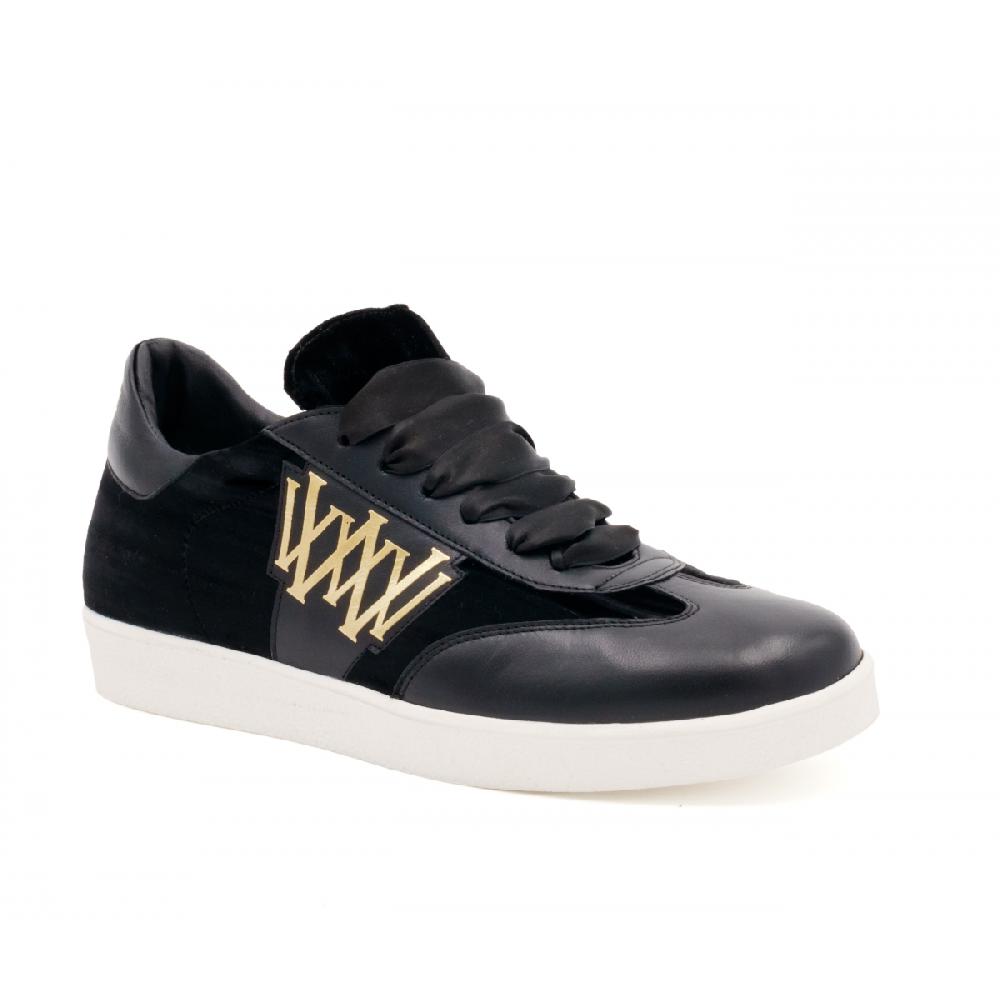 Amalfi by rangoni Sneakers Valetta velluto nero Convenienza