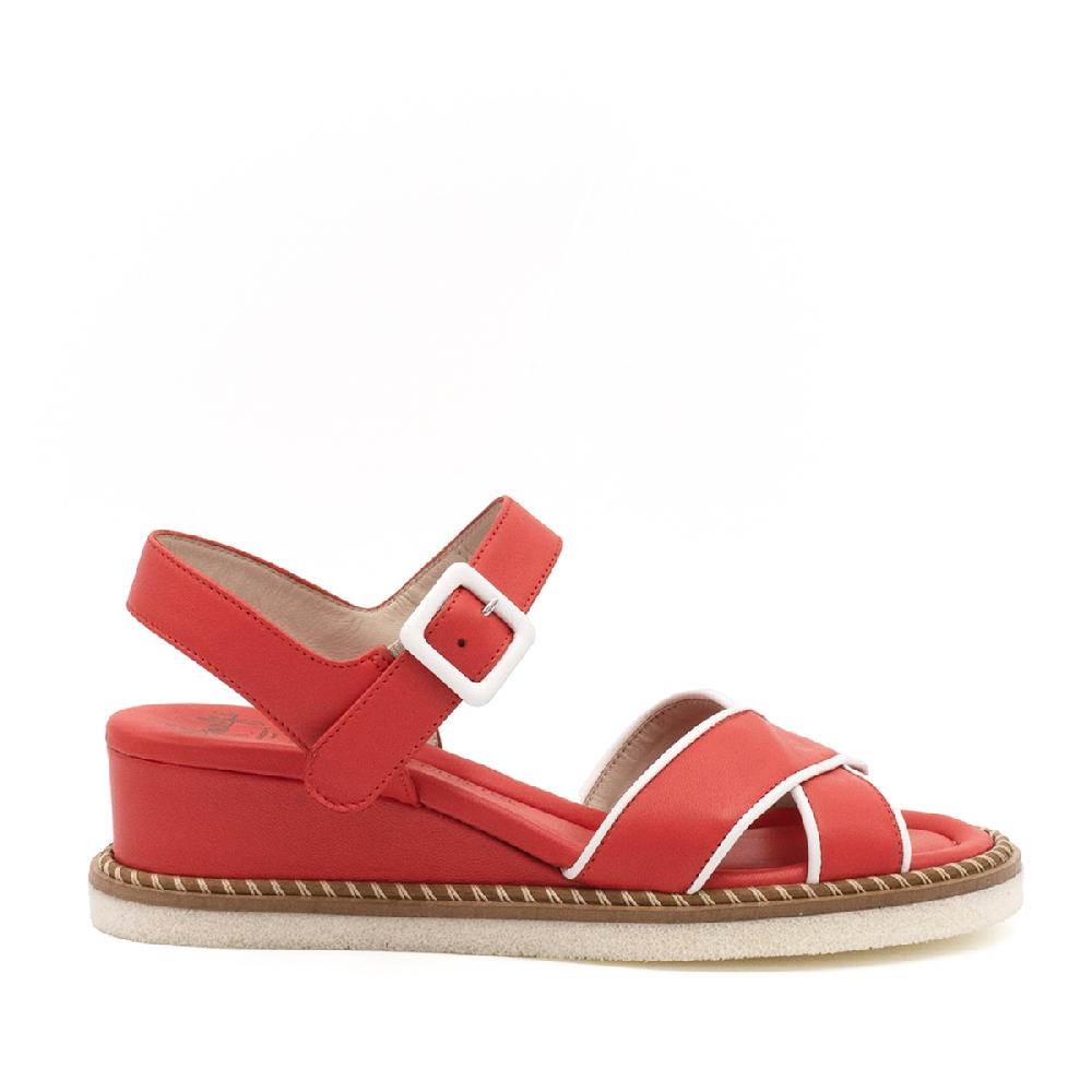 Amalfi by rangoni Sandalo espadrille Montecarlo corallo Acquista Ora