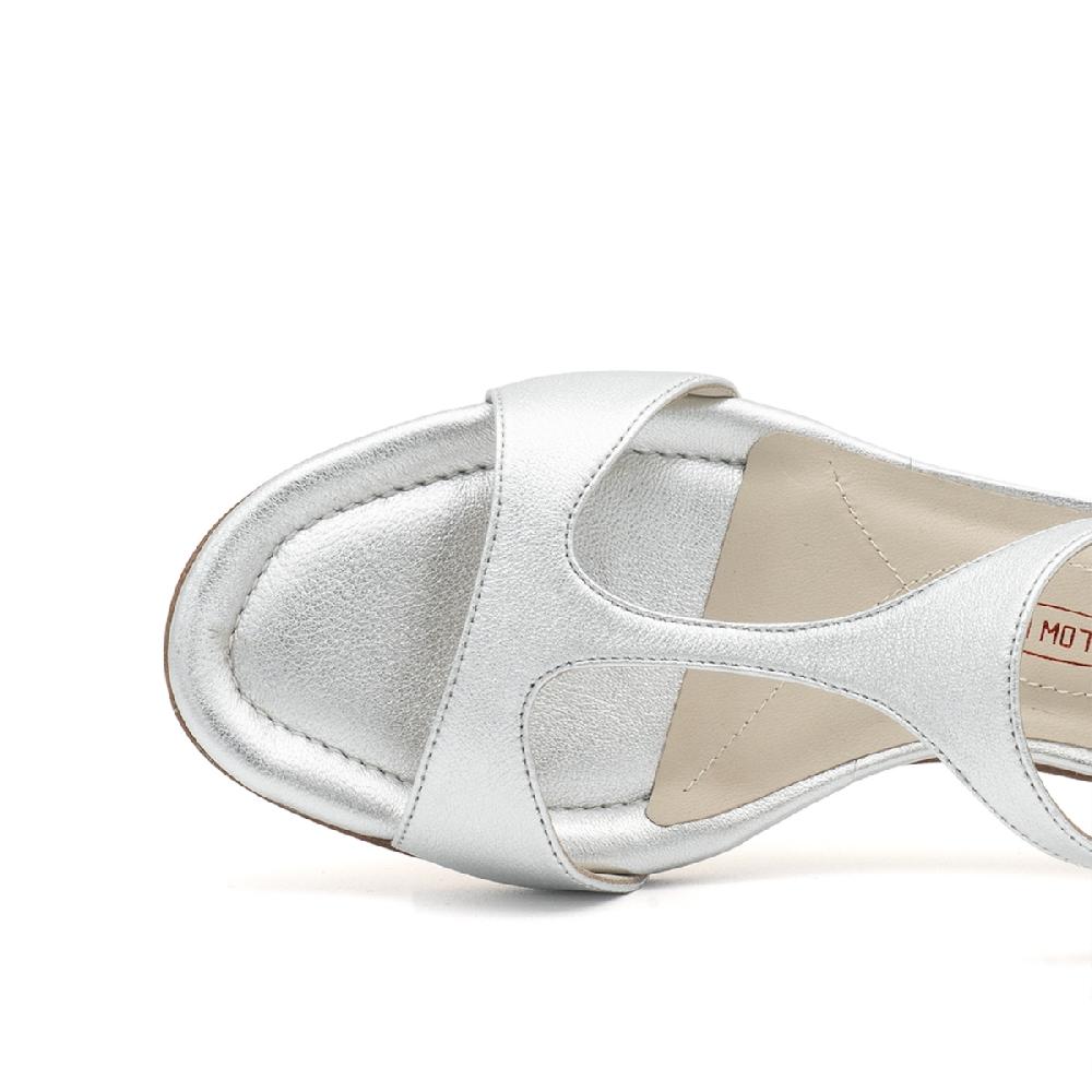 Amalfi by rangoni Sandalo Damasco argento Promozione Limitata