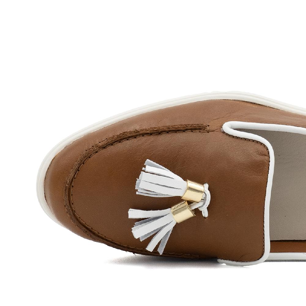 Amalfi by rangoni Mocassino Rampichino marrone Sconto