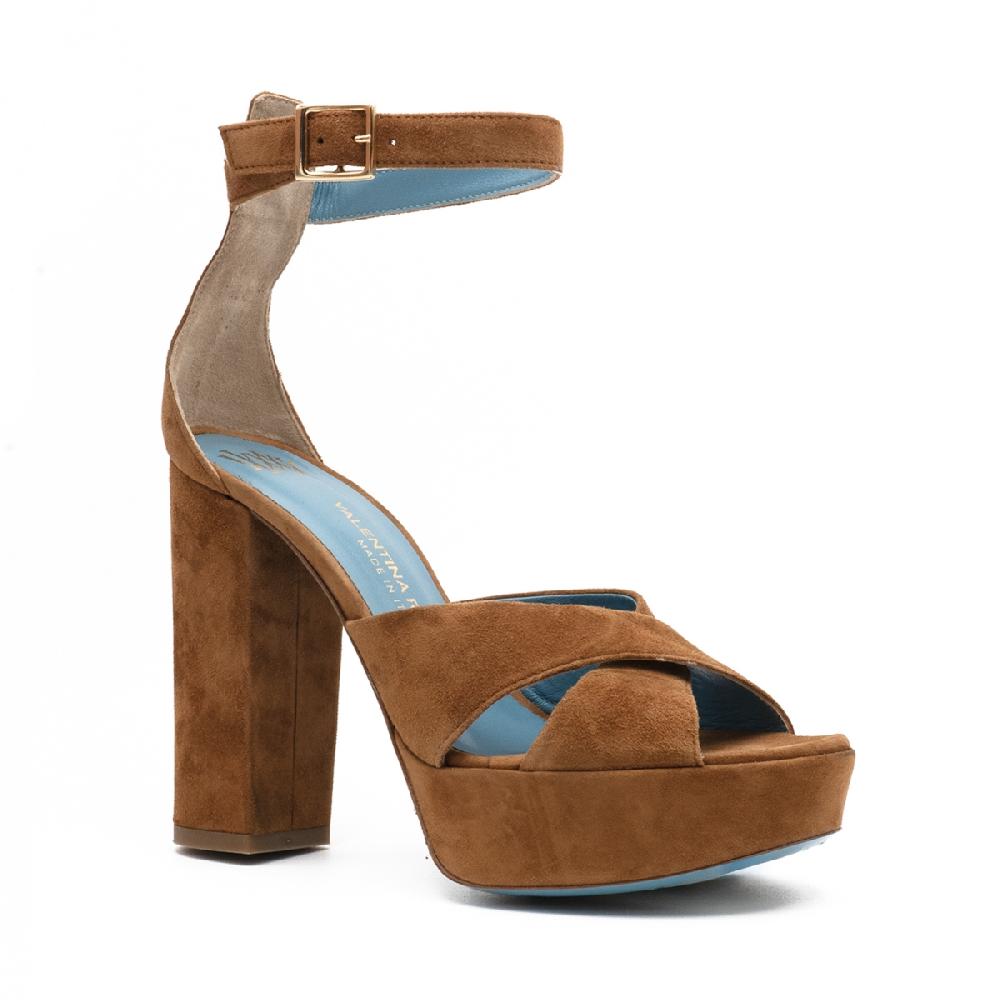 Amalfi by rangoni Sandalo platform Migliore marrone Vendita Calda