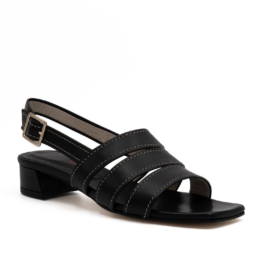Amalfi by rangoni Sandalo Baltimora nero Saldi Di Fabbrica