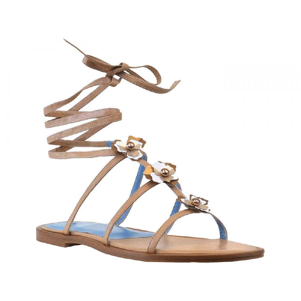 Amalfi by rangoni Sandalo allacciato Isal beige 2025