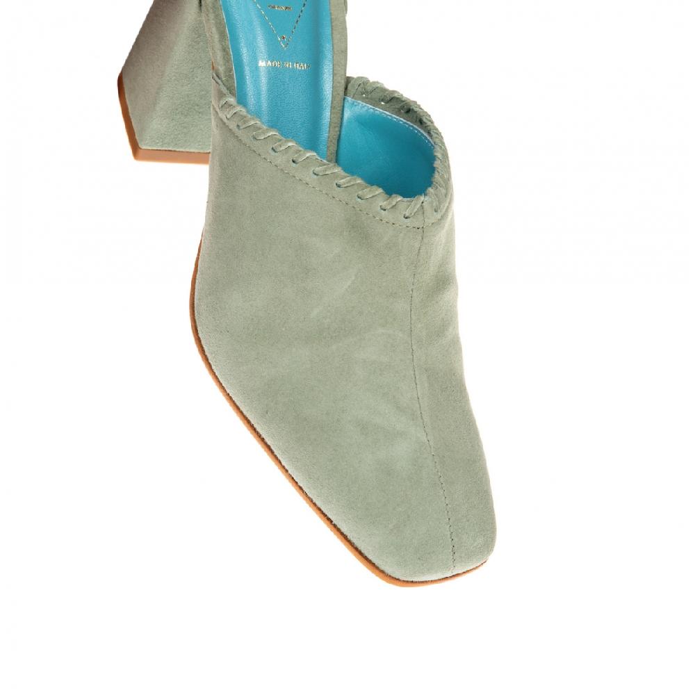 Amalfi by rangoni Mules Katia salvia Vendita