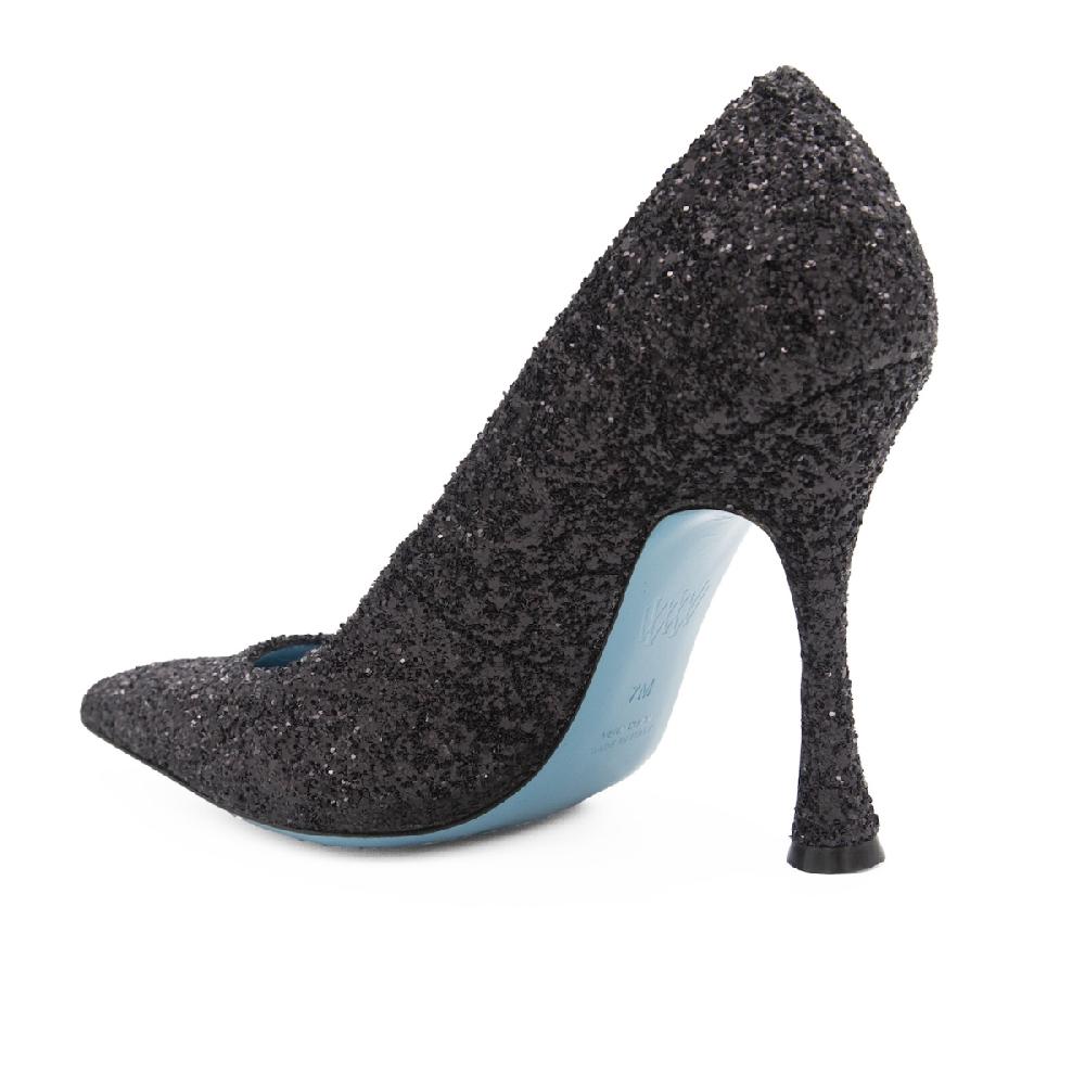 Amalfi by rangoni Décolleté Semplice in glitter nero Economico