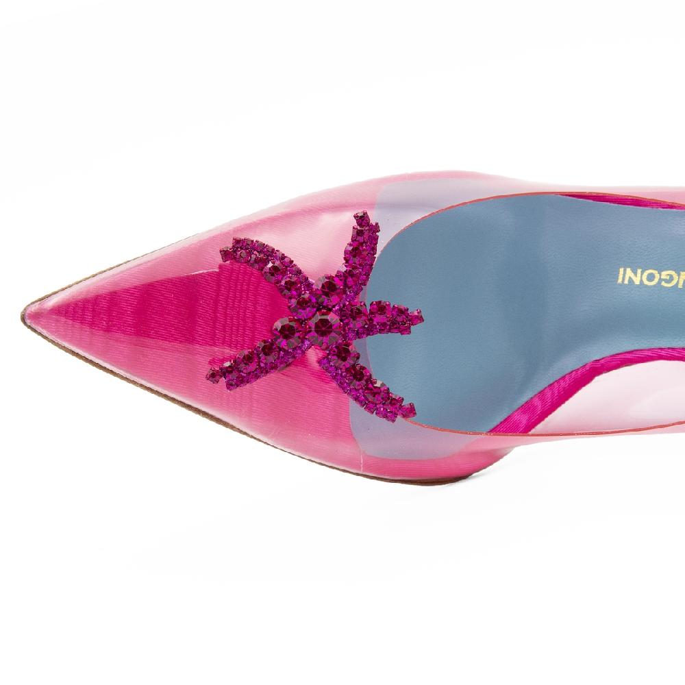 Amalfi by rangoni Décolleté Stellaris rosa Vendita Calda