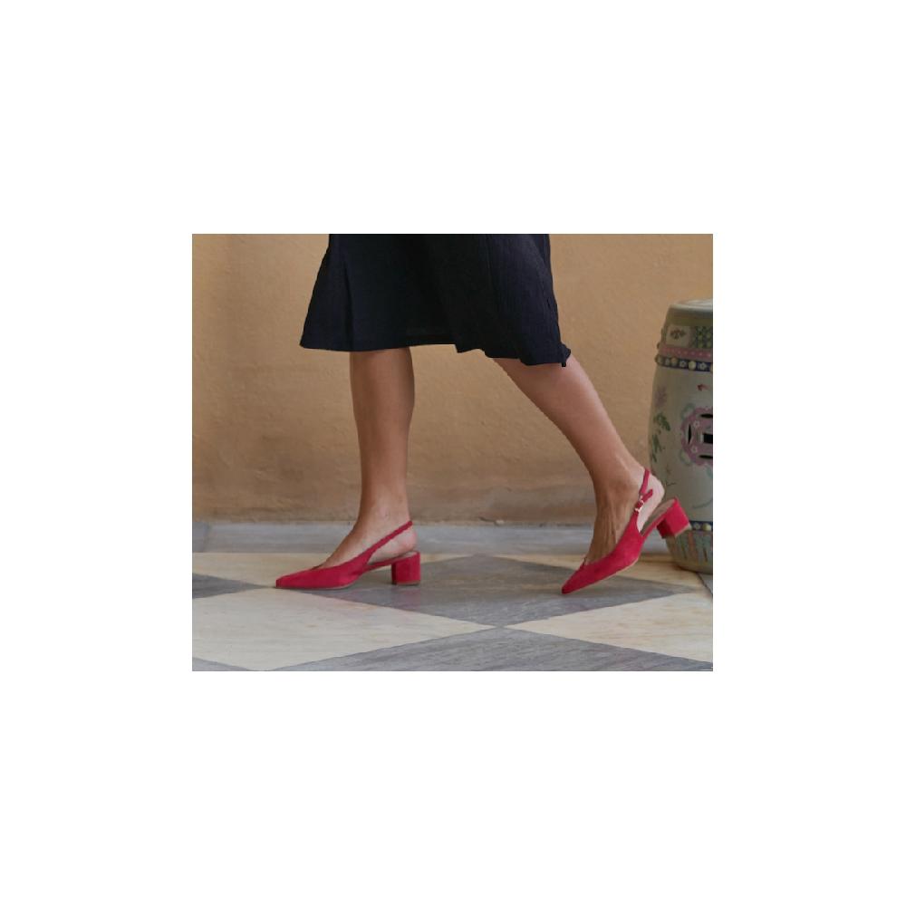 Amalfi by rangoni Slingback Panarea rosse Presa
