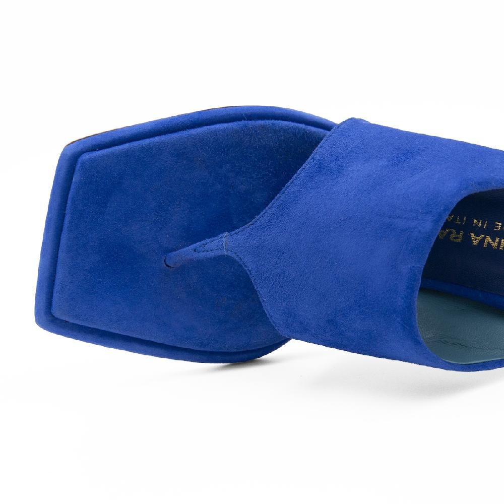 Amalfi by rangoni Mule infradito Desiderio blu Sconto